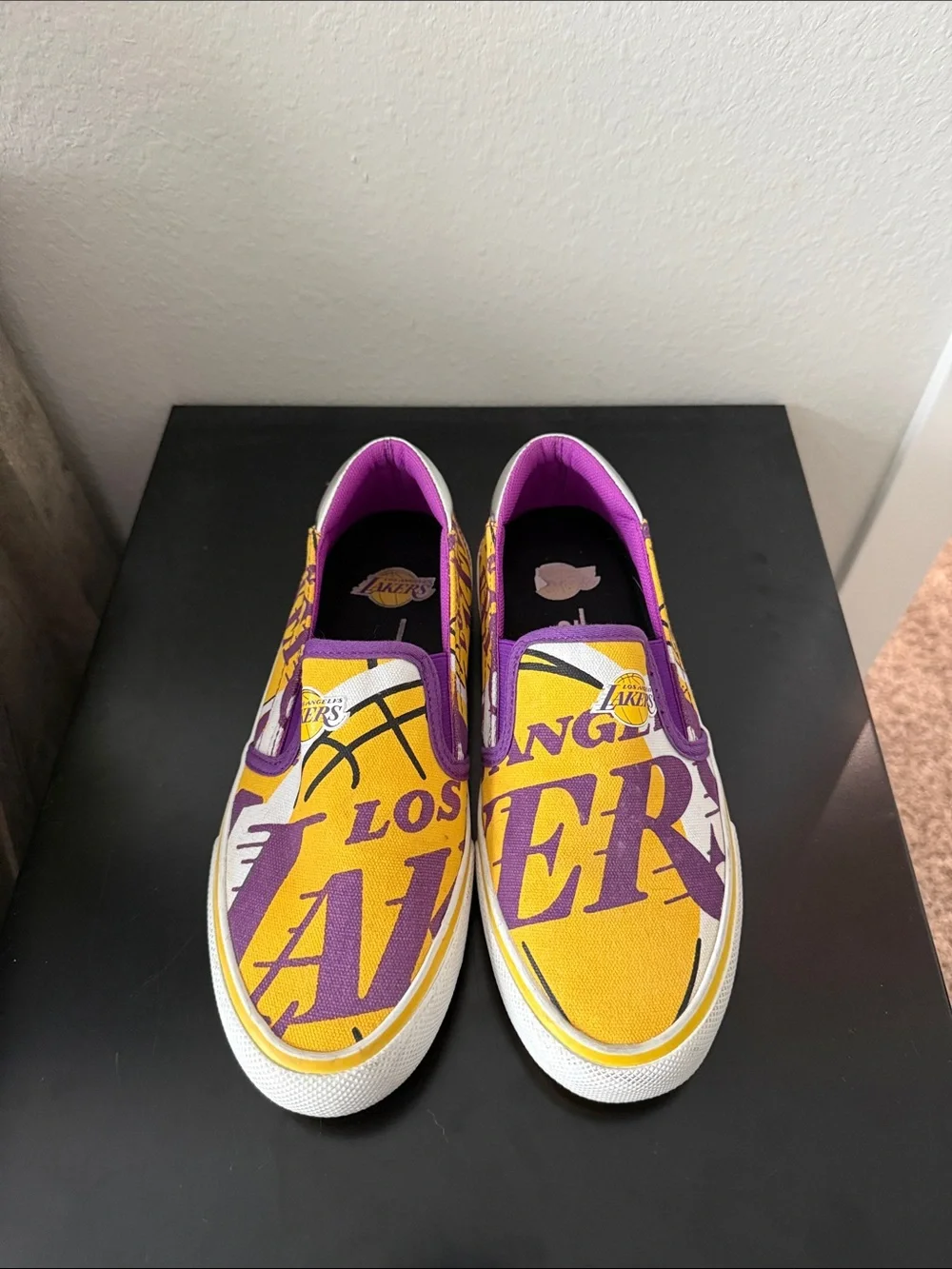 Los Angeles Lakers Slip-On Canvas Shoes